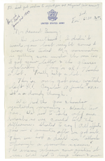 Letter from Shepherd's Field 1943