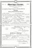 Marriage Certificate for Edwin Spencer and Millicent Williams md. 1921