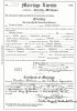 Marriage Certificate for Esther Spencer and Reuben Boleau md. 1939
