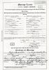 Marriage Certificate for Kip Waters and Midge Johnson md. 1954
