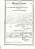 Marriage Certificate for Gordon and Laura Waters md. 1921